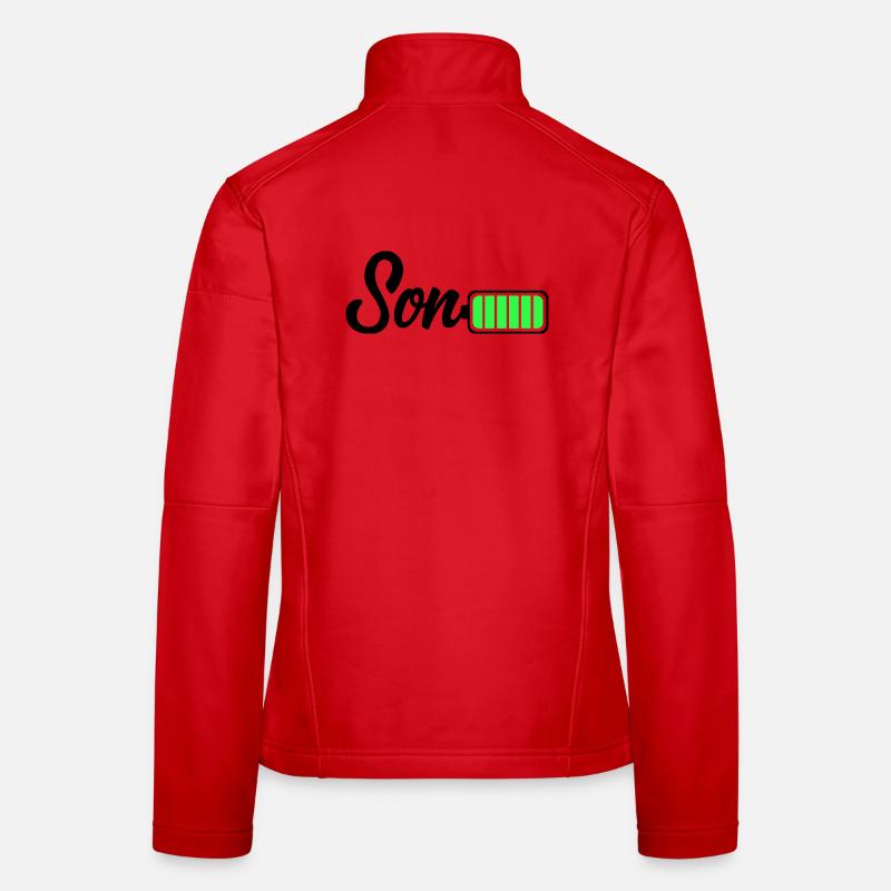 Batterie Son Veste en tissu softshell Femme