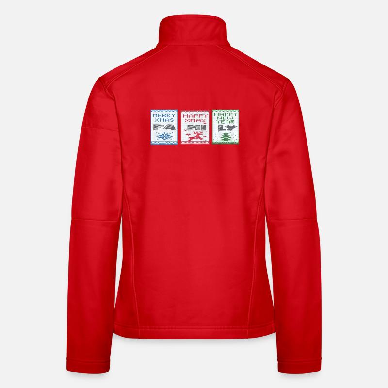 Merry Christmas Frauen Softshelljacke
