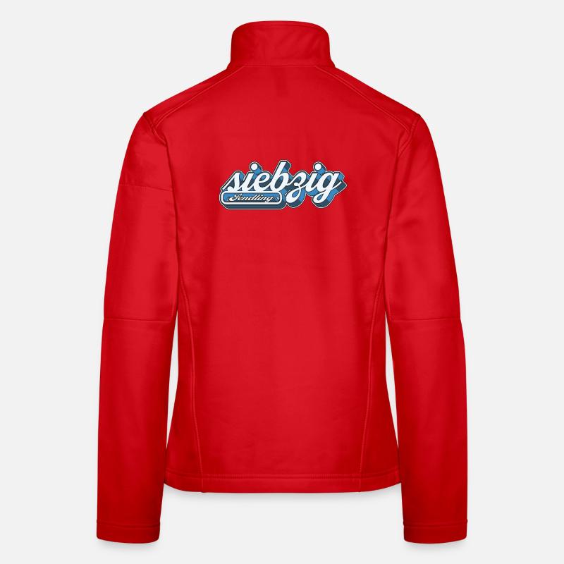 Sendling seventy retro Munich089 Minga 089 - Women's Softshell Jacket - red