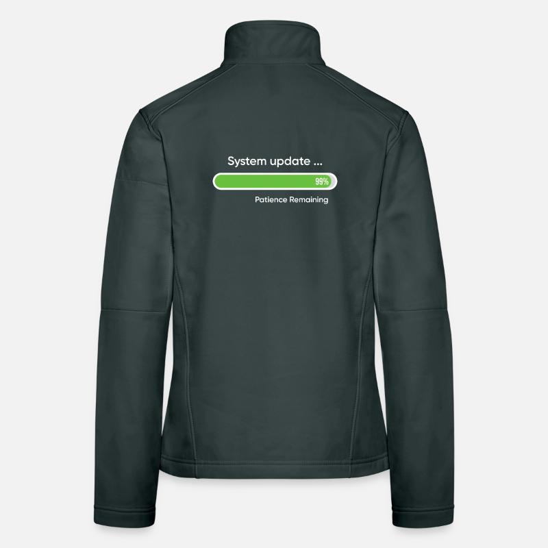 System Update 99% Patience Remaining Women's Softshell Jacket