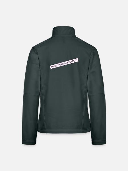 100 Prozent weihnachtsfest - Frauen Softshelljacke - Rot - Hinten