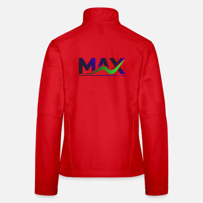 MAX Wave Gradient Logo Tee Women's Softshell Jacket