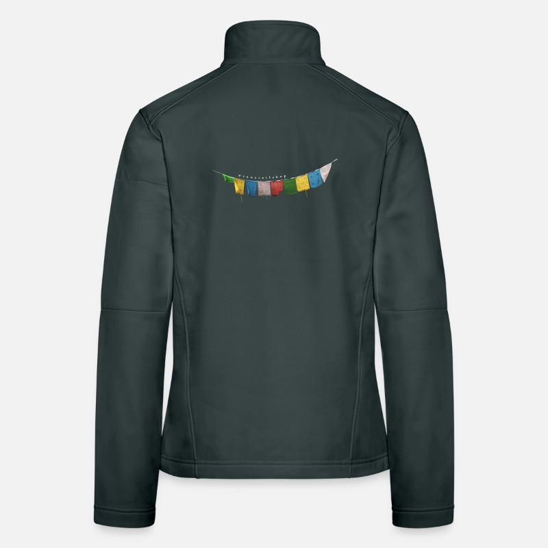 Prayer flags Women's Softshell Jacket