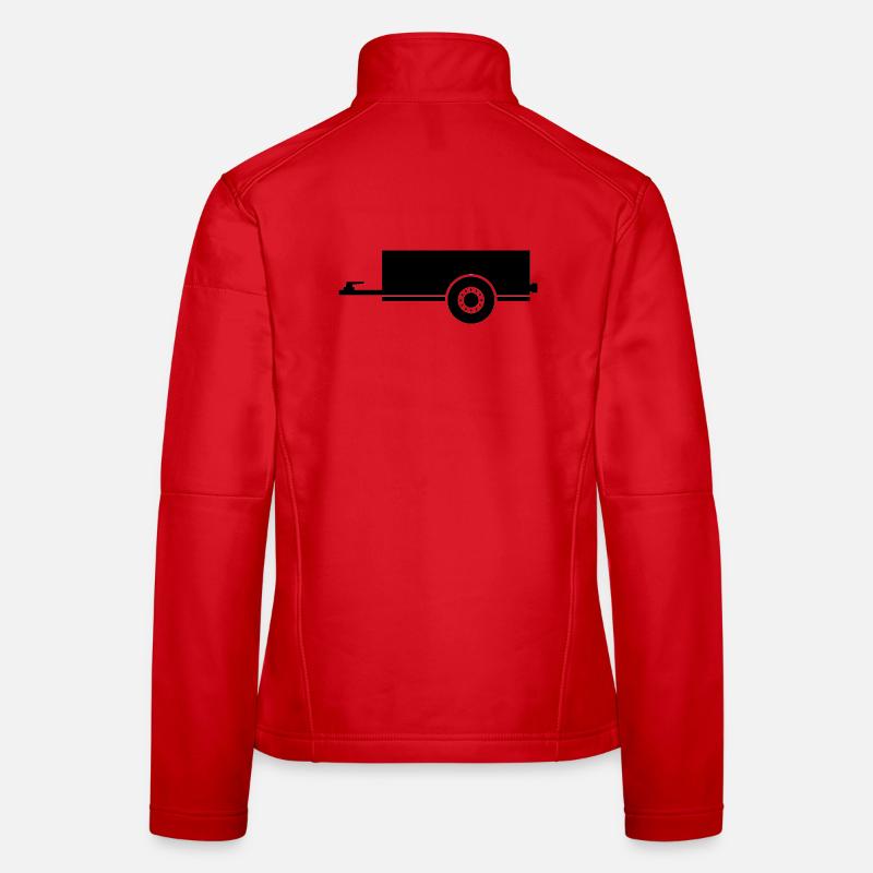 Hauling trailer Women's Softshell Jacket