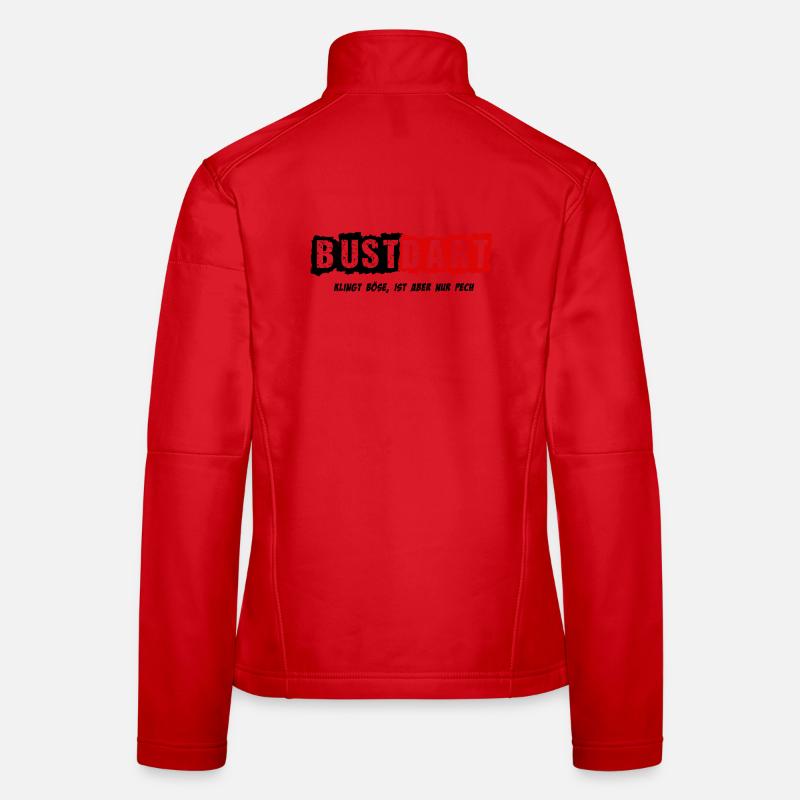 Fléchettes, fléchettes, fléchettes bustes Veste en tissu softshell Femme