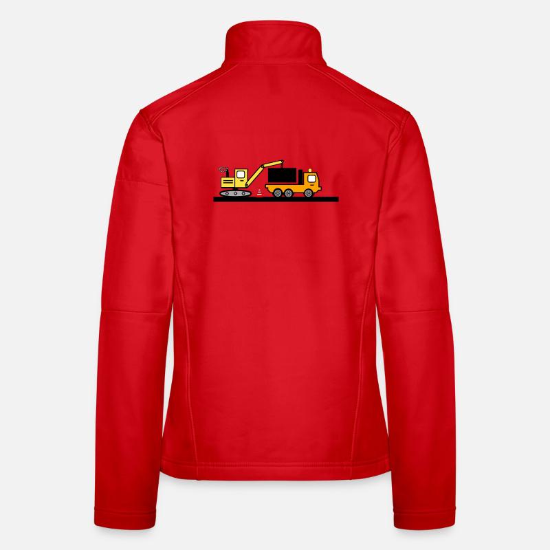 Bagger Frauen Softshelljacke