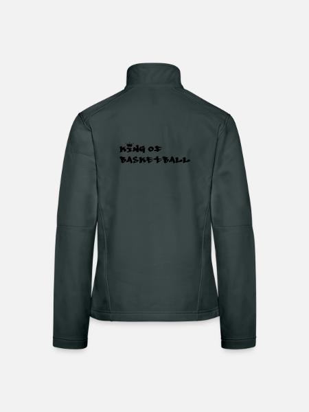 Basketball - Basket Ball - Game - Sport - Player - Women's Softshell Jacket - red - Back