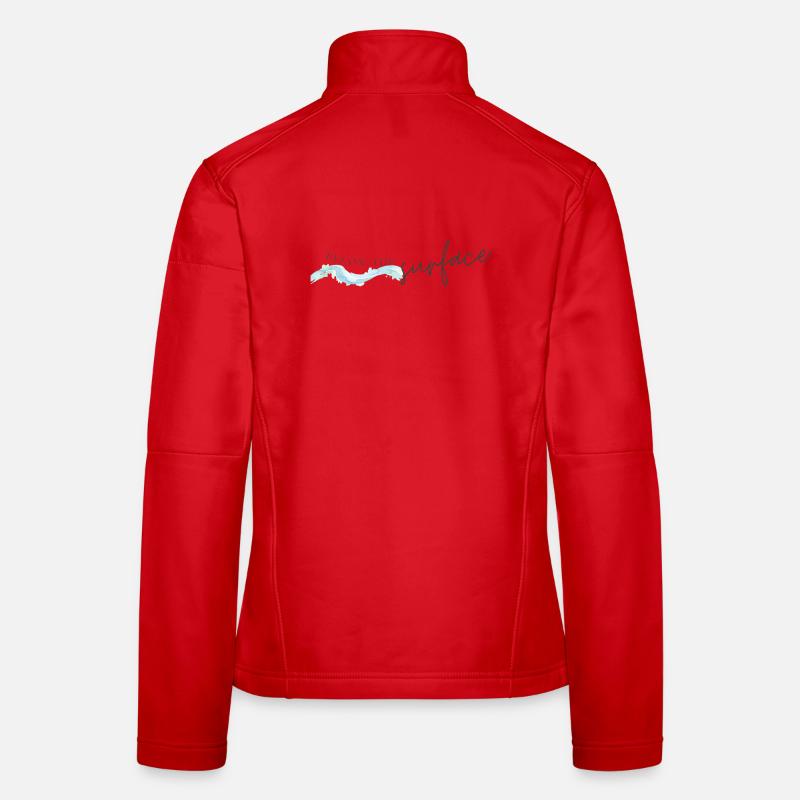 Below The Surface Ocean Inspired T-Shirt  Frauen Softshelljacke