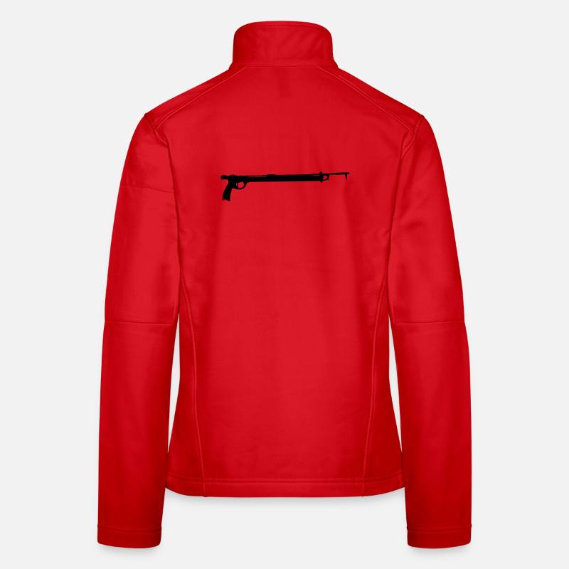 Arbalète Veste en tissu softshell Femme