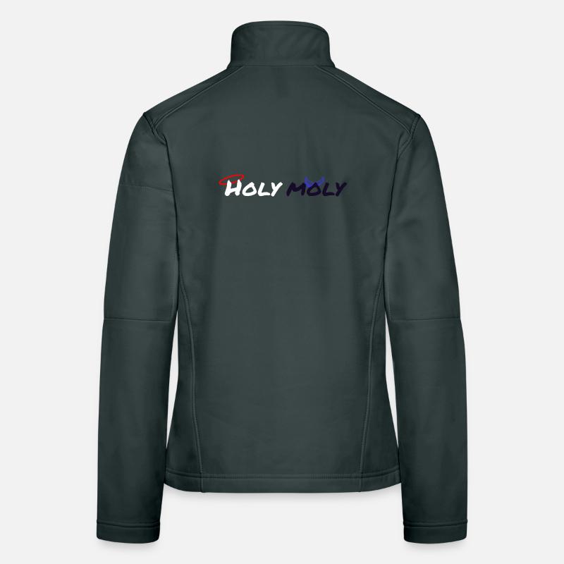 Sacré Moly design Veste en tissu softshell Femme