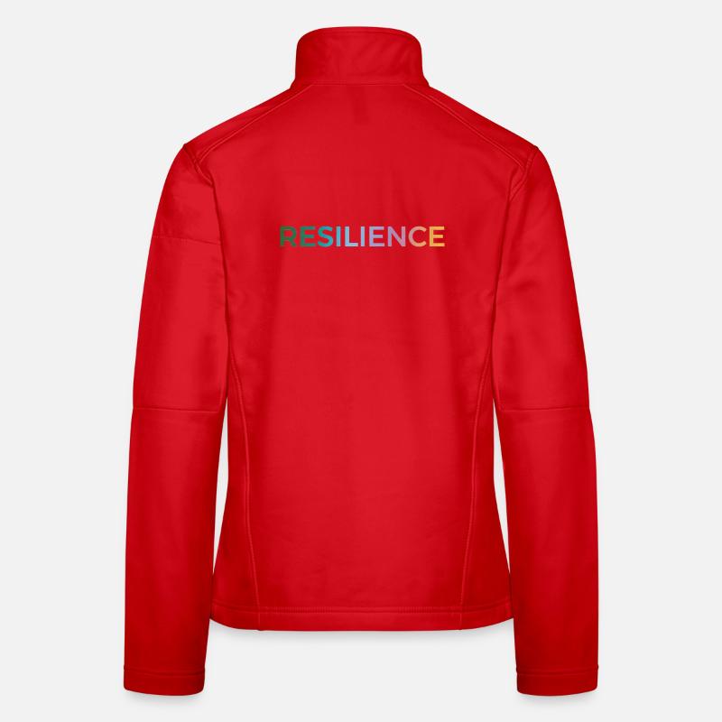 Resilienz Gradient Typo Frauen Softshelljacke