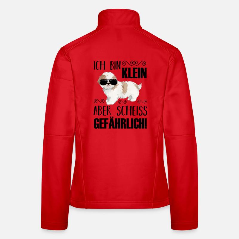 Hund Hunde Frauen Softshelljacke