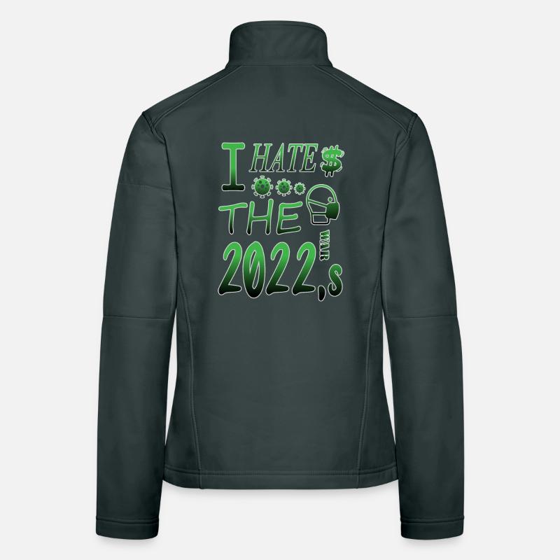 Ich hasse 2022 Frauen Softshelljacke