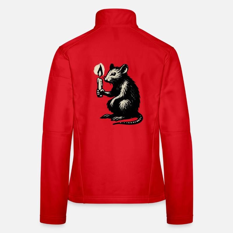 Mouse candlelight Women's Softshell Jacket