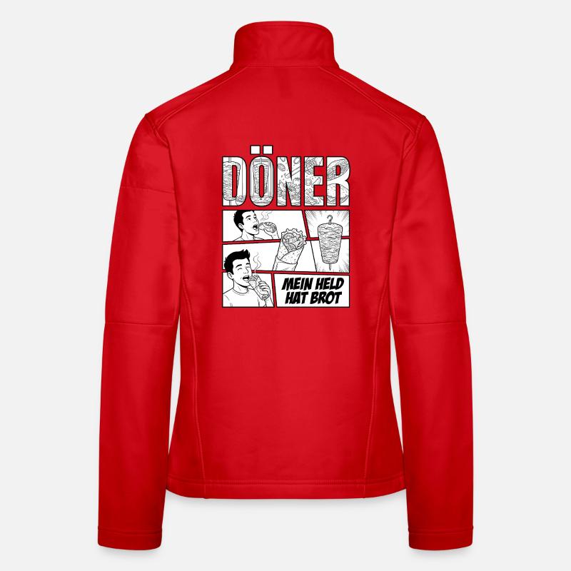 Döner Held – Comic Women's Softshell Jacket