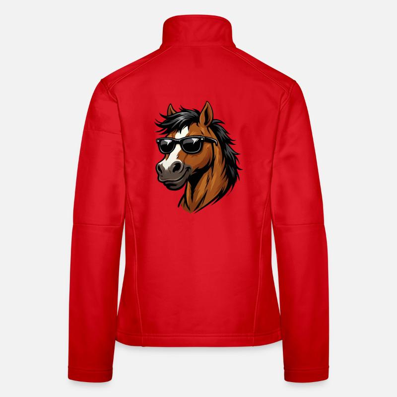 Swag vectoriel Stud avec lunettes de soleil Veste en tissu softshell Femme