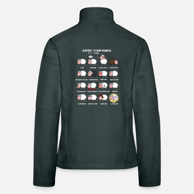 Große Schafkunde Frauen Softshelljacke