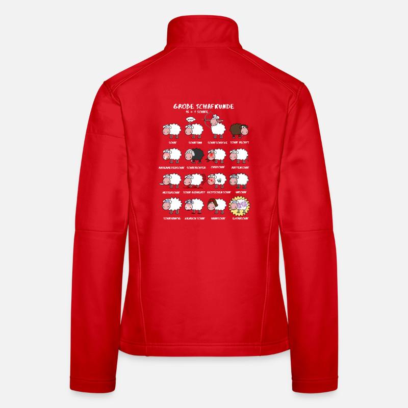 Große Schafkunde Frauen Softshelljacke