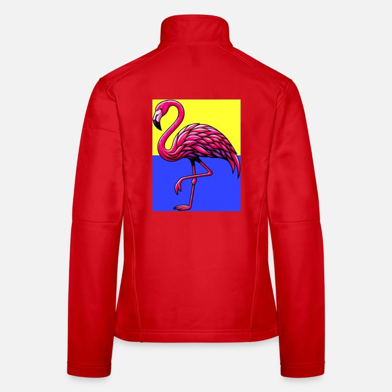 Flamant Veste en tissu softshell Femme