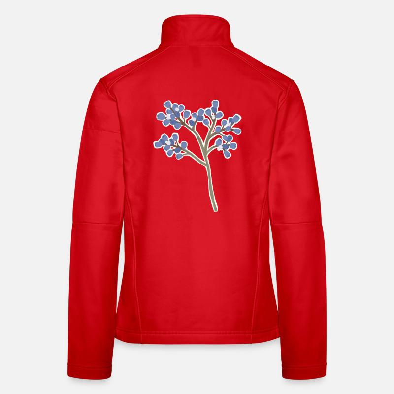 Lavande de mer Veste en tissu softshell Femme