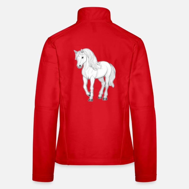 Cheval Blanc Veste en tissu softshell Femme