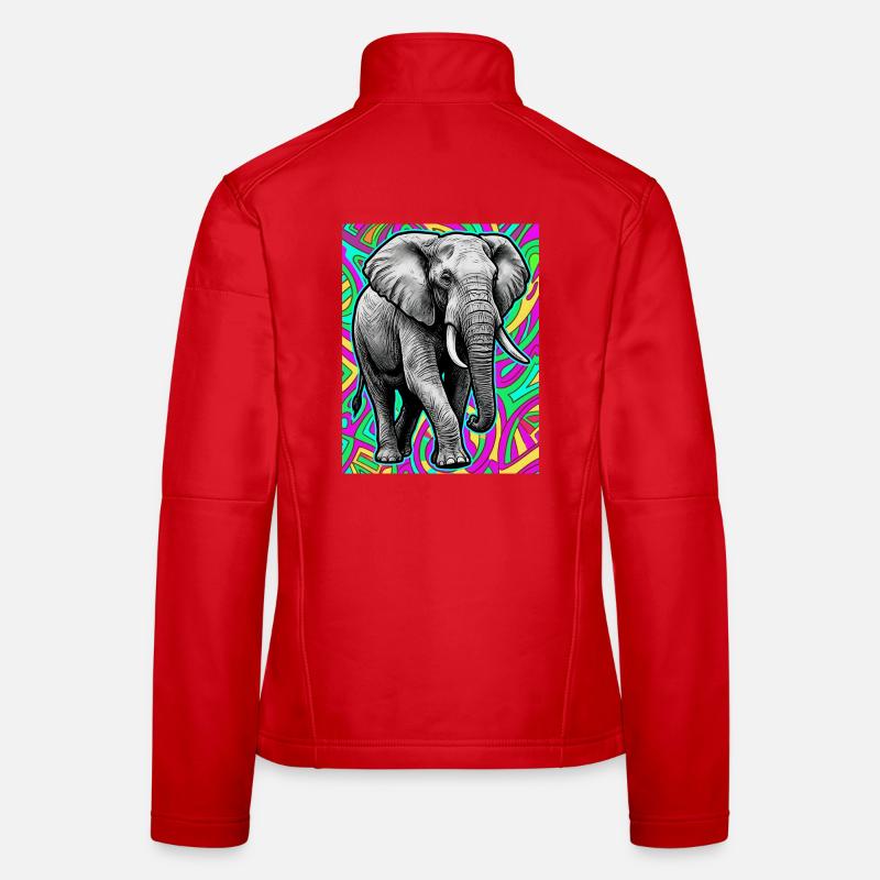 Elefant Frauen Softshelljacke