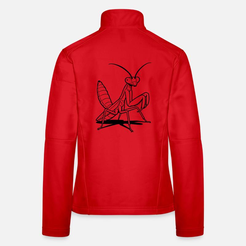 mante religieuse Veste en tissu softshell Femme