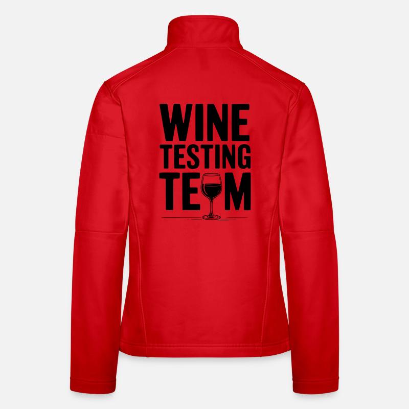 Wine Testing Team Women's Softshell Jacket