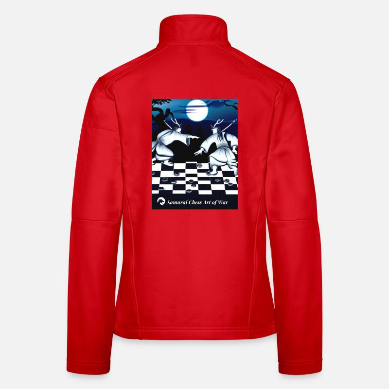 Samurai Schach Kampfspiel Samurai Chess Art of War Frauen Softshelljacke