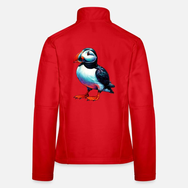Papageitaucher Frauen Softshelljacke