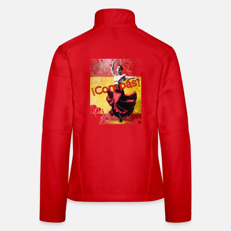 Flamenco Dancer Compás Women's Softshell Jacket