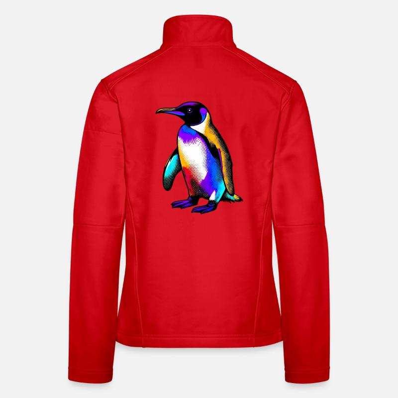 Pinguin - Frauen Softshelljacke - Rot