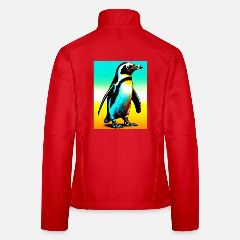 Pinguin - Frauen Softshelljacke - Rot