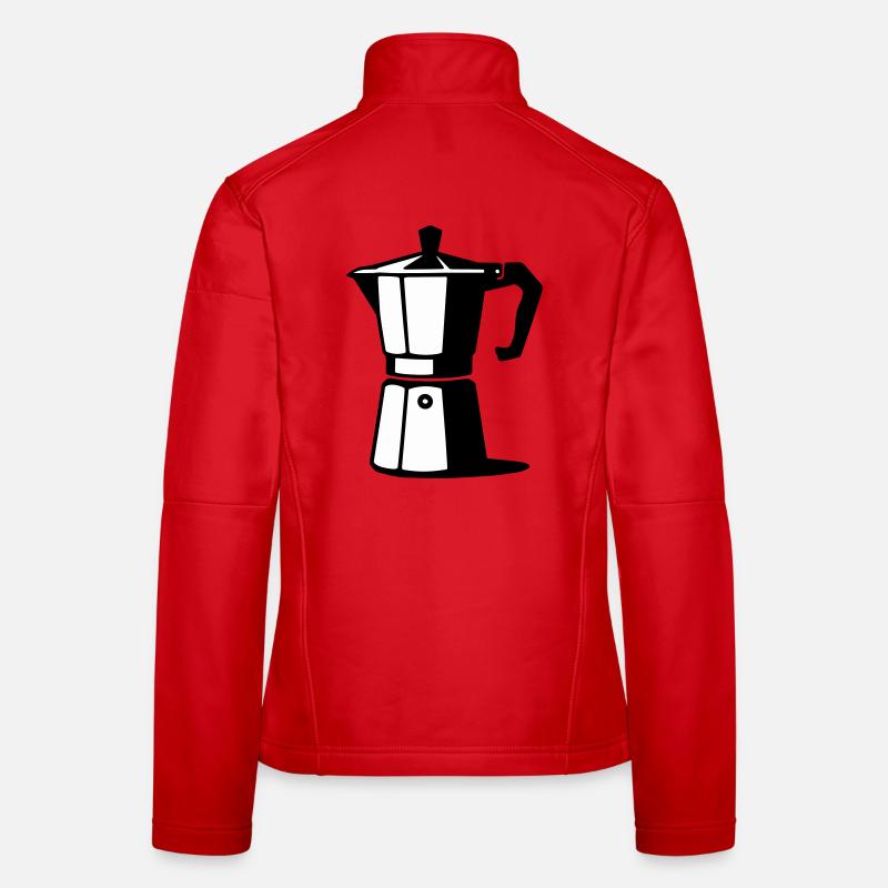Cafetière à expresso Veste en tissu softshell Femme