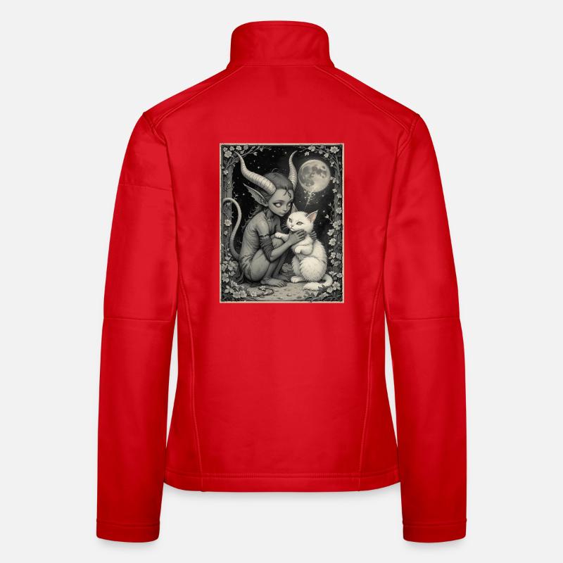 Mondschein-Dämon Frauen Softshelljacke