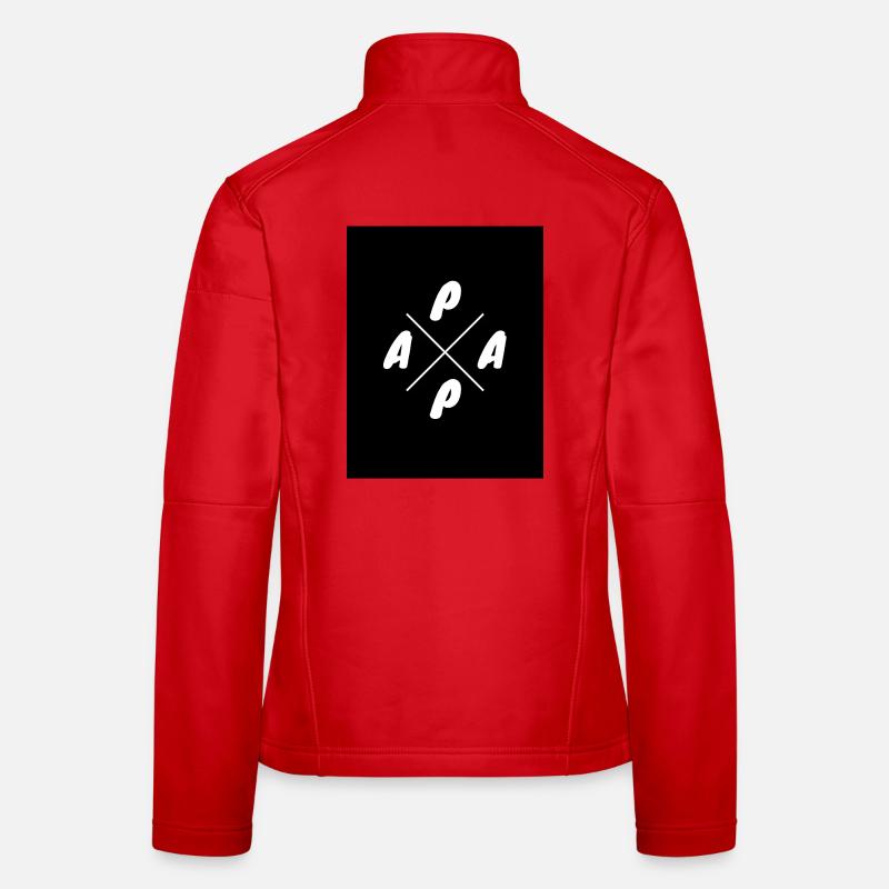 Impression du logo A-P Cross Veste en tissu softshell Femme