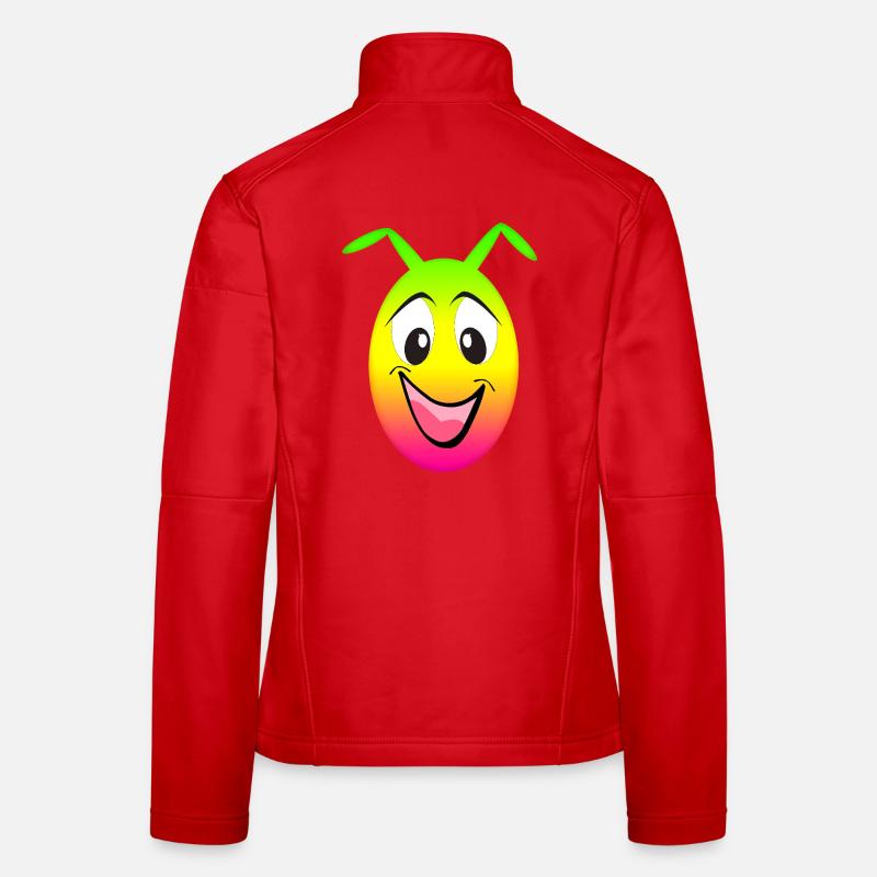 Regenbogen Lächeln  - Frauen Softshelljacke - Rot