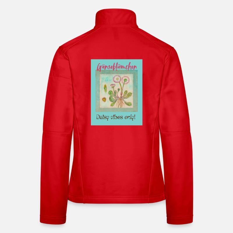 Gänseblümchen Vibes Frauen Softshelljacke