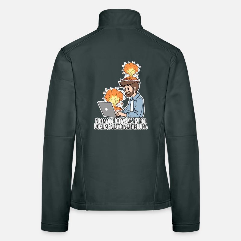 Chaos total ? Mardi normal dans le documentaire ! Veste en tissu softshell Femme