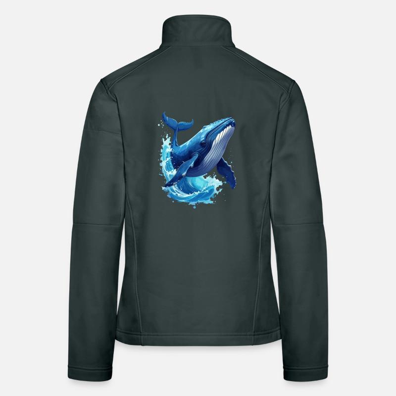 baleine Veste en tissu softshell Femme