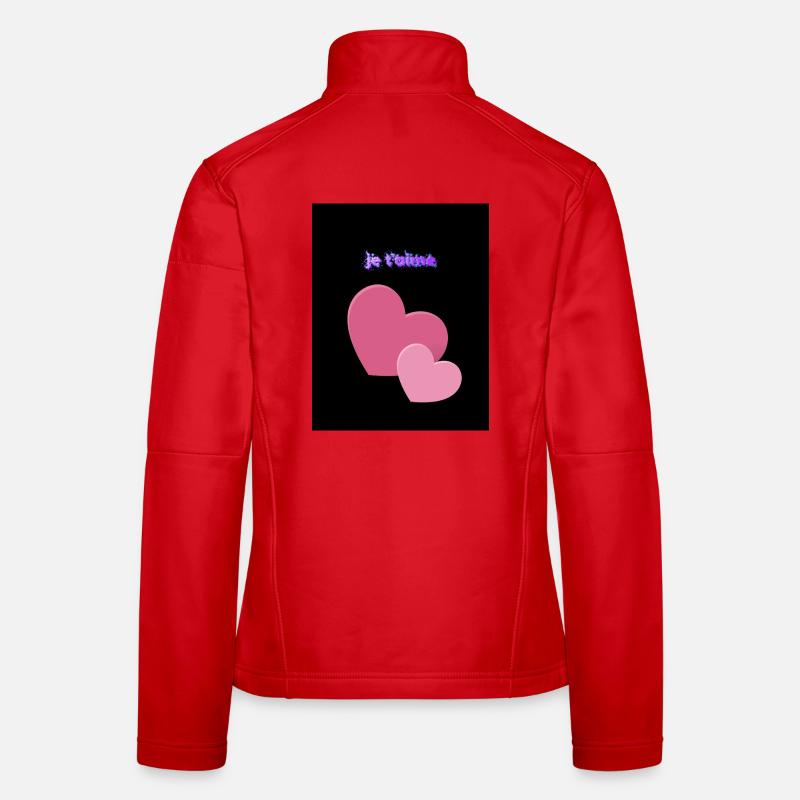 Ich liebe dich Frauen Softshelljacke