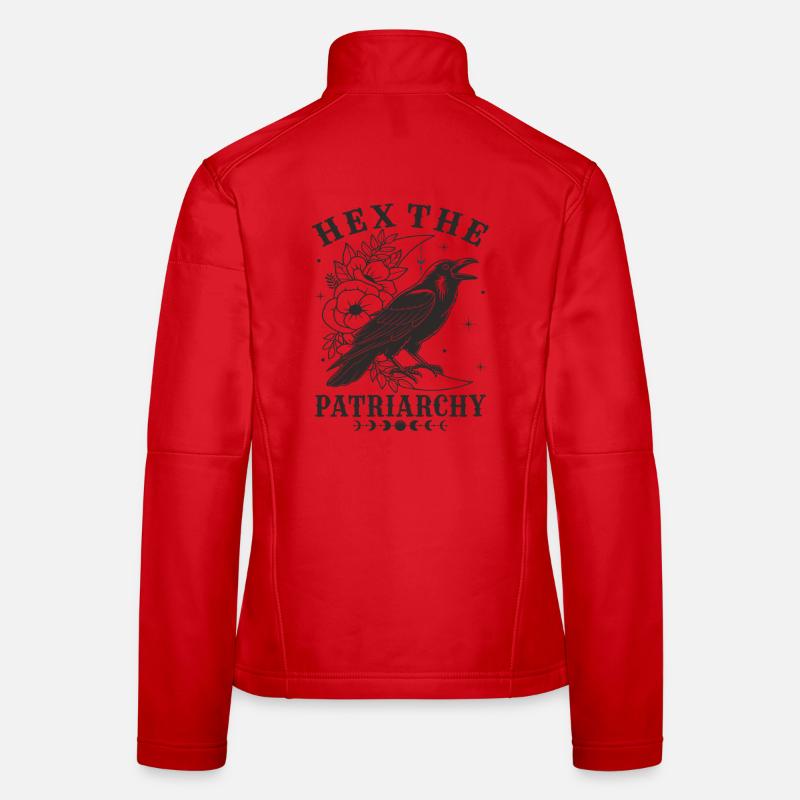Hex The Patriarchy Feminist Statement Women's Softshell Jacket
