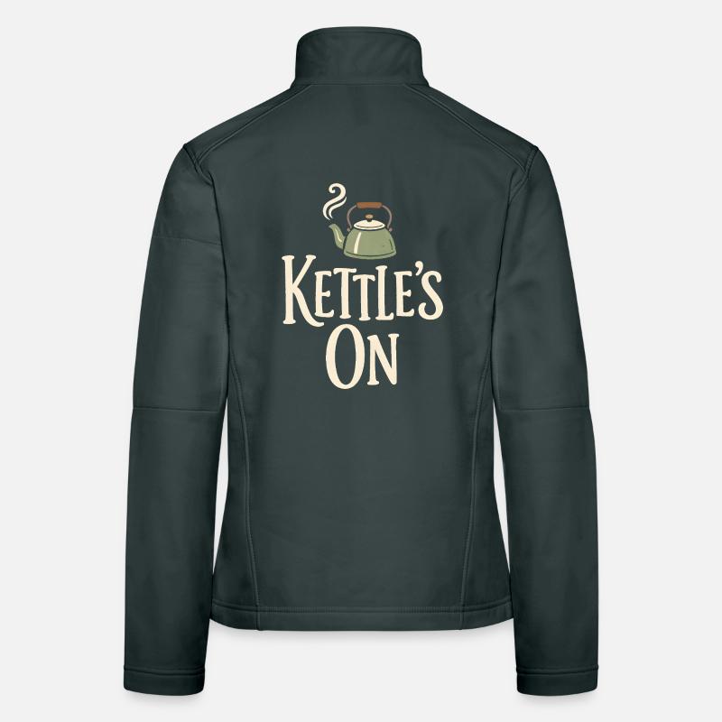Kettle on | Tea time, hygge, break Women's Softshell Jacket