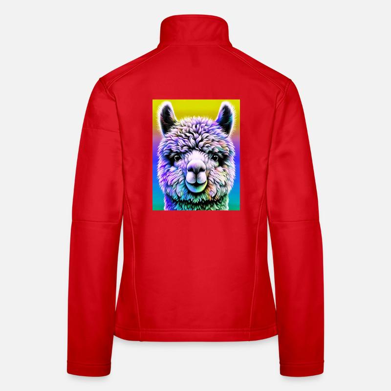 Alpaga Veste en tissu softshell Femme