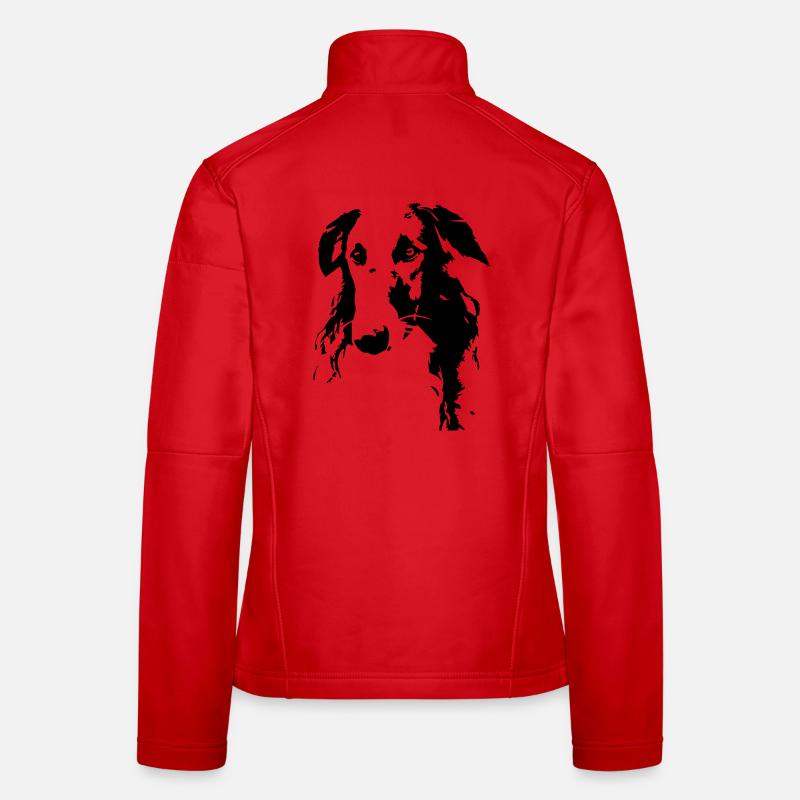 Borzoi head Women's Softshell Jacket