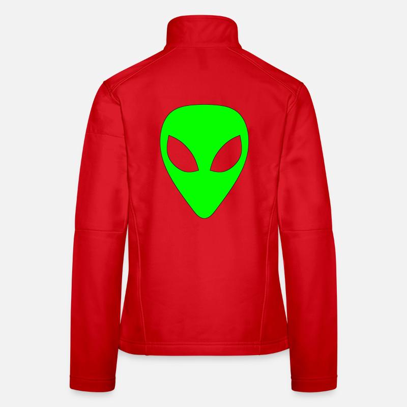 Alien - Hellgrün Frauen Softshelljacke