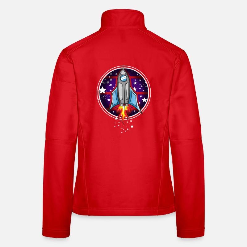 Fusée Veste en tissu softshell Femme