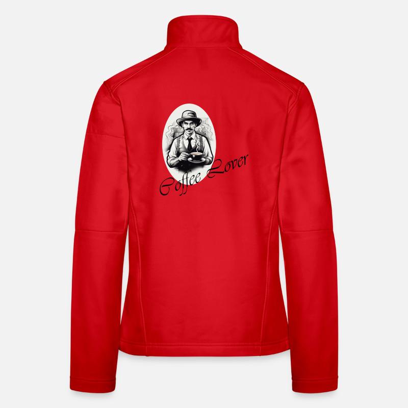 Coffee Lover Frauen Softshelljacke