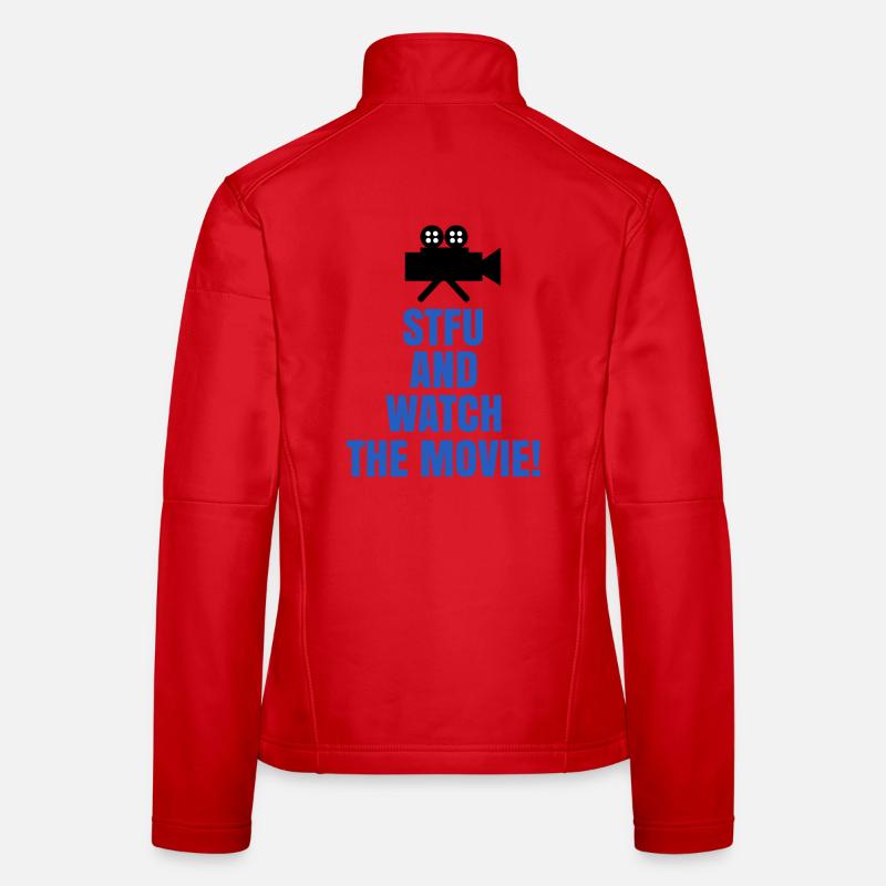 Cinéma Streaming Déclaration Caméra Veste en tissu softshell Femme