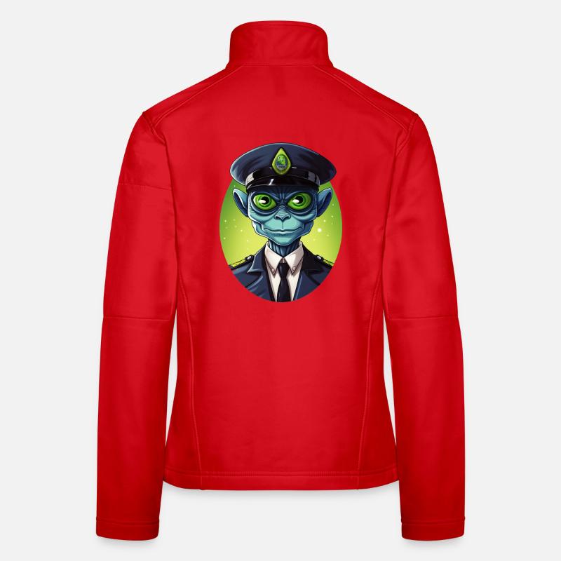 Flic extraterrestre Veste en tissu softshell Femme